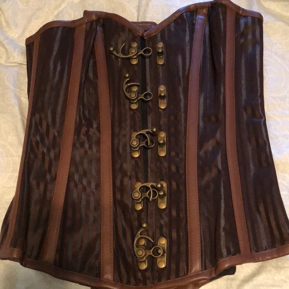 Steampunk over bust corset!!